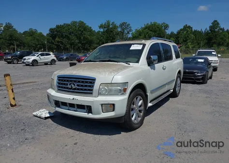 2008 Infiniti Qx56 z USA, uszkodzony, nr VIN 5N3AA08C18N900181